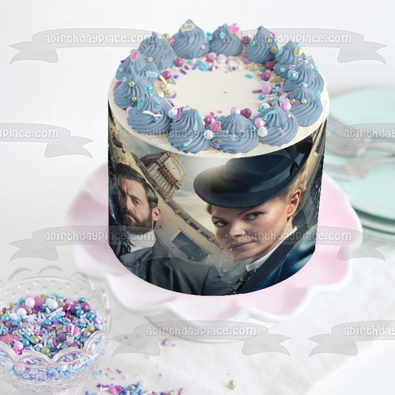 Miss Scarlet and the Duke Eliza Scarlet Detective Inspector William Wellington, The Duke Edible Cake Topper Image ABPID53886