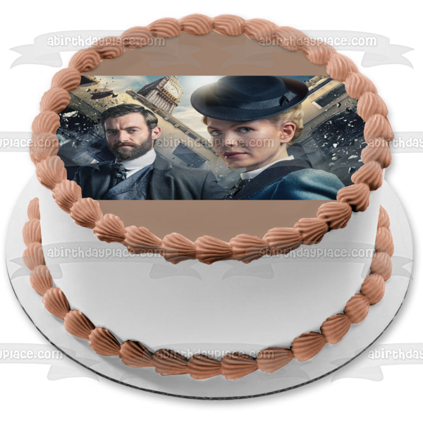 Miss Scarlet and the Duke Eliza Scarlet Detective Inspector William Wellington, The Duke Edible Cake Topper Image ABPID53886