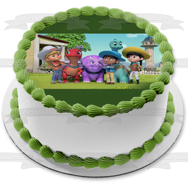 Dino Ranch Min Miguel Jon Edible Cake Topper Image ABPID53890