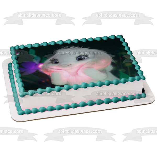 Over the Moon Mas Alla De La Luna White Rabbit Bungee Edible Cake Topp – A  Birthday Place