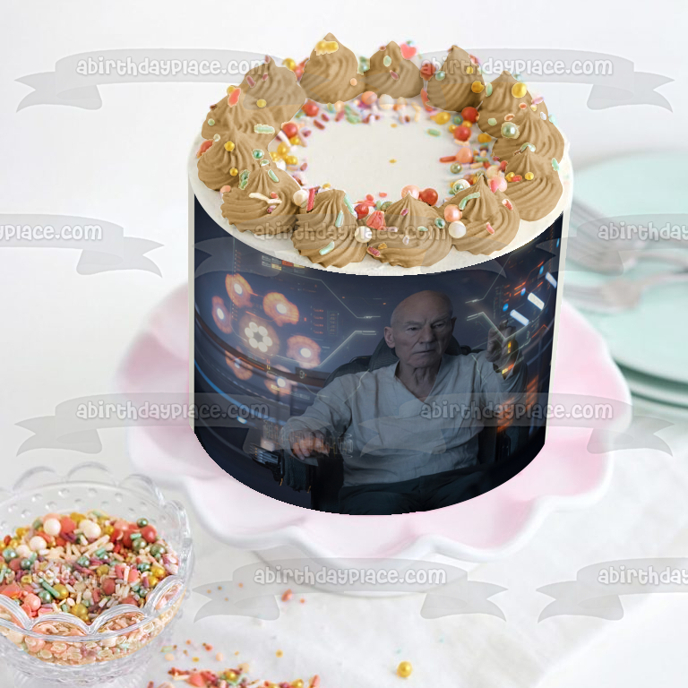 Imagen comestible para tarta de Star Trek Picard Patrick Stewart ABPID53653 