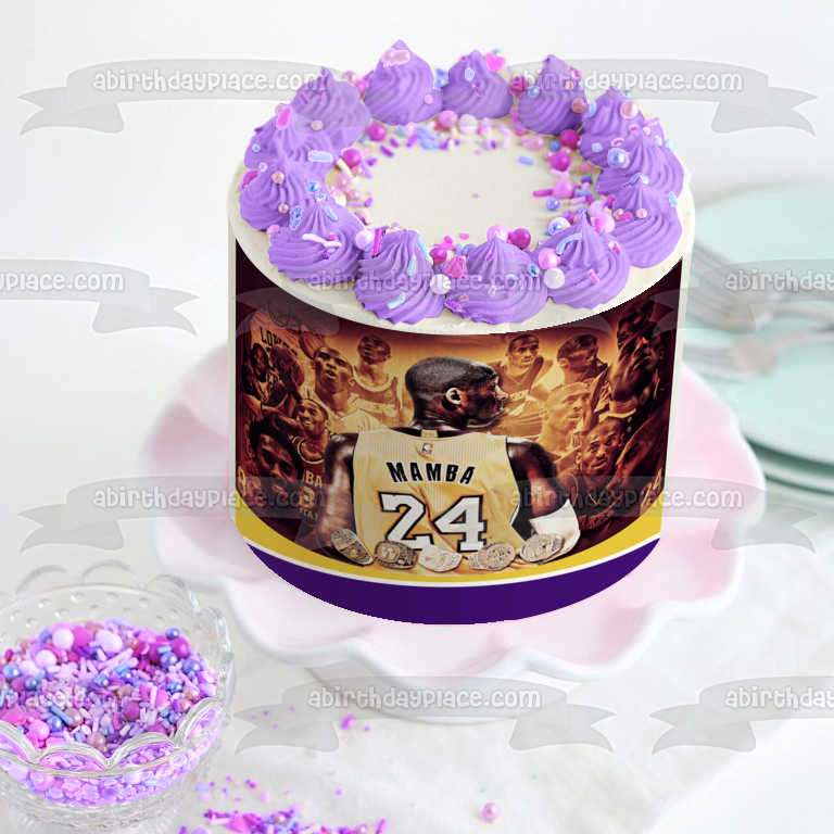 Professional  Basketball Player NBA Edible Cake Topper Image ABPID53662