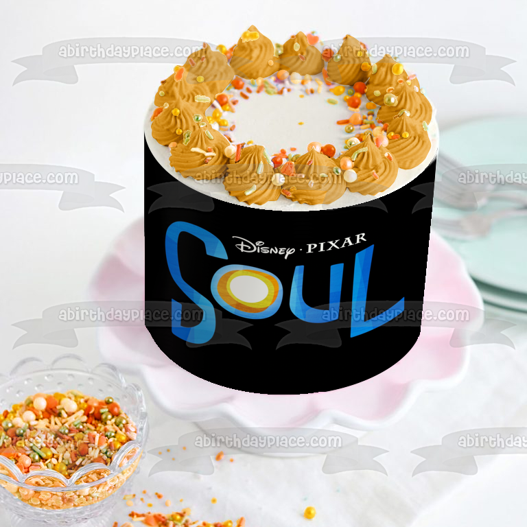 Imagen comestible para decoración de tarta con el logotipo de Disney Soul ABPID53936 