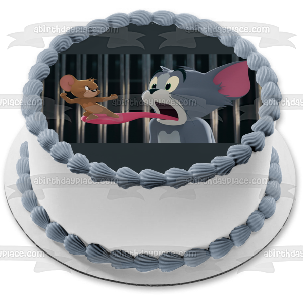 Imagen comestible para decoración de tarta de la película Tom y Jerry ABPID53939 