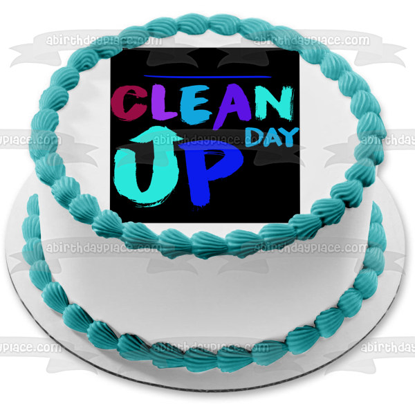 National Clean Up Day Edible Cake Topper Image ABPID54212