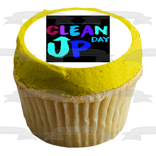 National Clean Up Day Edible Cake Topper Image ABPID54212