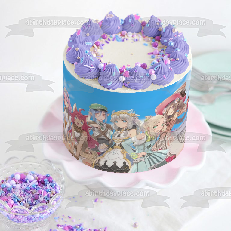 Rune Factory 5 Scarlett Priscilla Lucy Fuka Edible Cake Topper Image ABPID53964