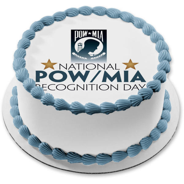 National POW/MIA Recognition Day Edible Cake Topper Image ABPID54226