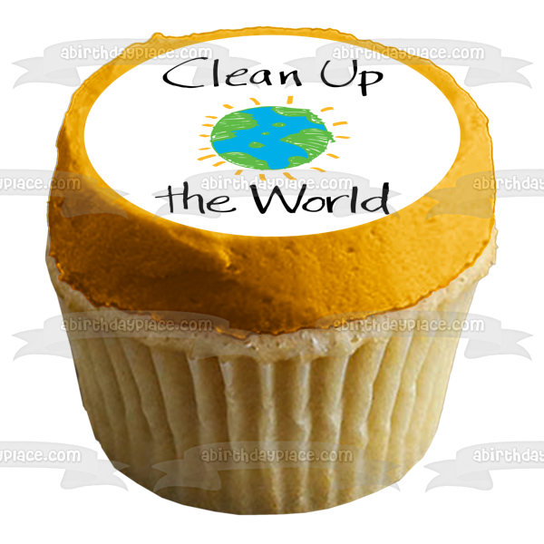 Clean Up the World National Clean Up Day Edible Cake Topper Image ABPID54232