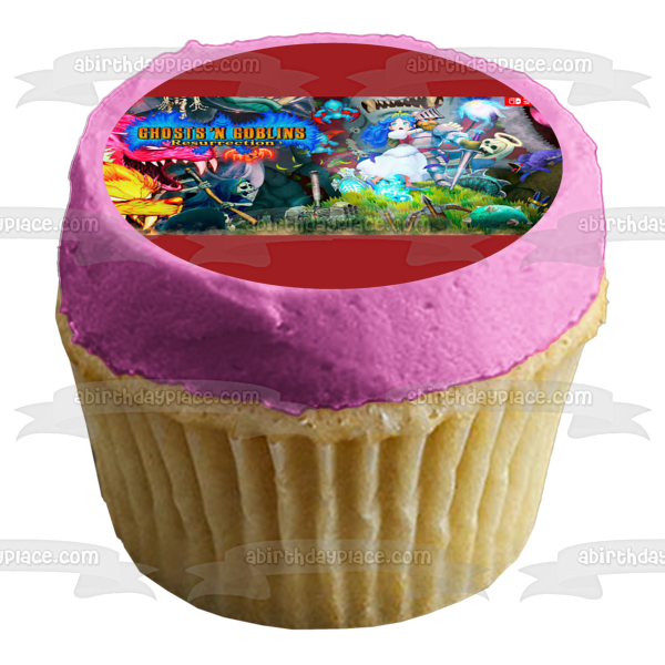 Imagen comestible para tarta comestible de Ghosts N' Goblins Resurrection Arthur Princess ABPID53974 