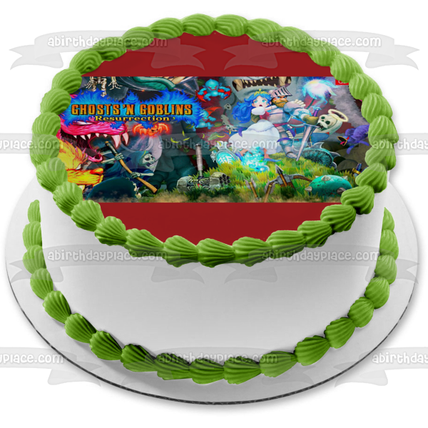 Imagen comestible para tarta comestible de Ghosts N' Goblins Resurrection Arthur Princess ABPID53974 