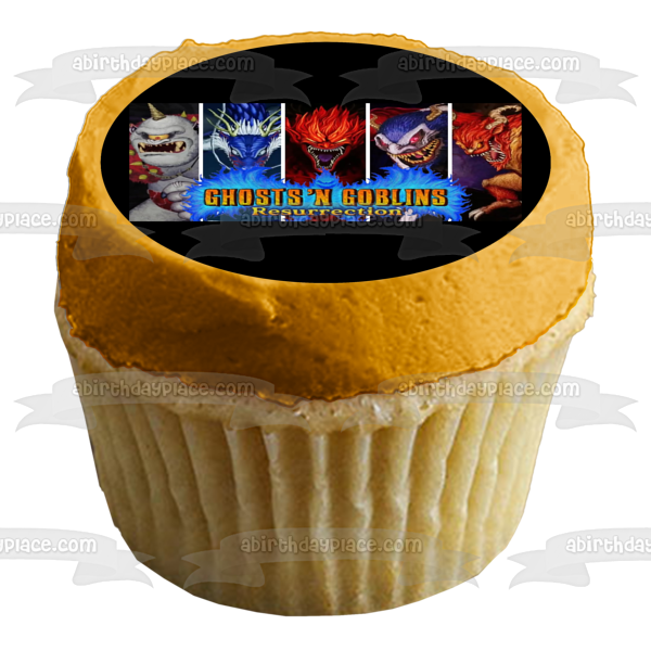 Imagen comestible para decoración de tarta de Resurrección de Ghosts N' Goblins ABPID53975 