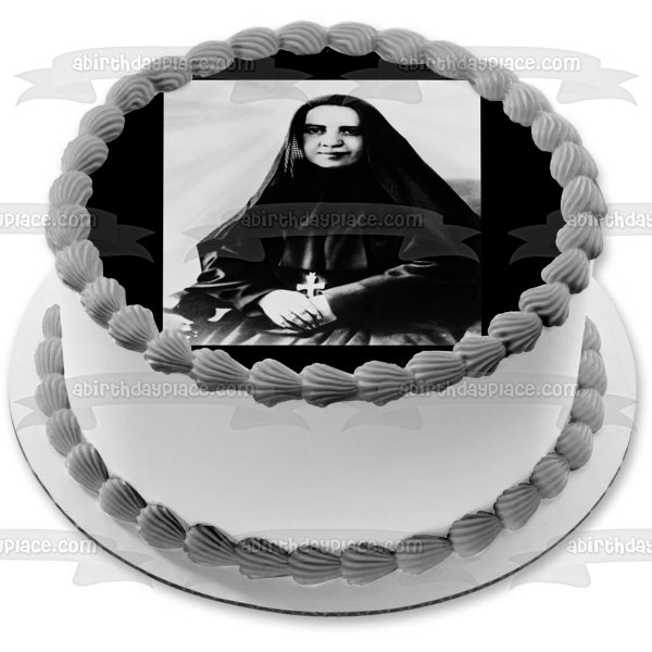 Imagen comestible para decoración de tarta del día de Frances Xavier Cabrini ABPID54258 