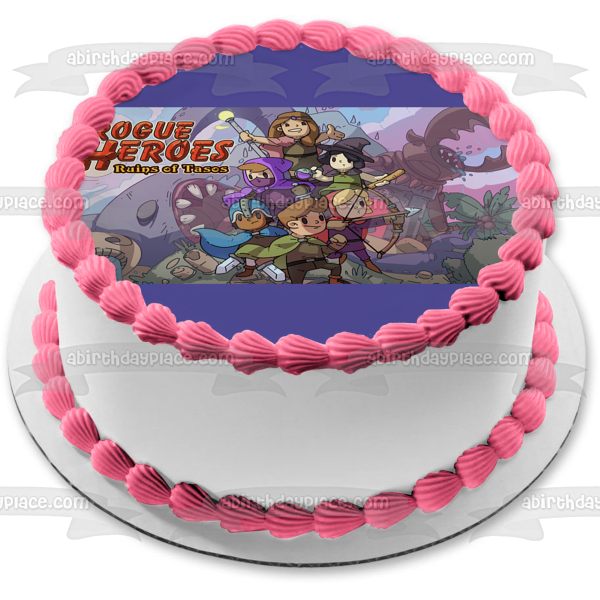 Rogue Heroes: Ruins of Tasos David Paddy Jock Sophia Edible Cake Topper Image ABPID54001