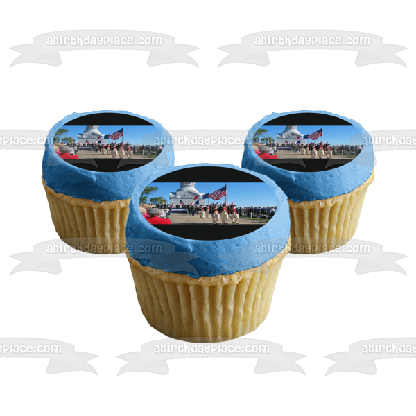 Yorktown Victory Day American Soldiers Edible Cake Topper Image ABPID54276