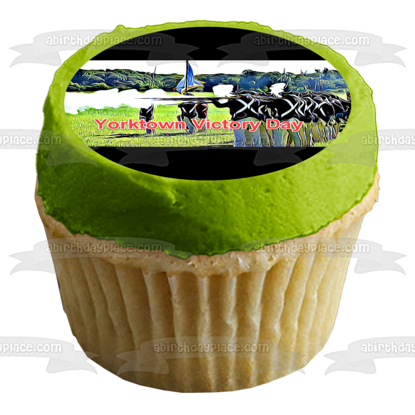 Yorktown Victory Day Edible Cake Topper Image ABPID54277