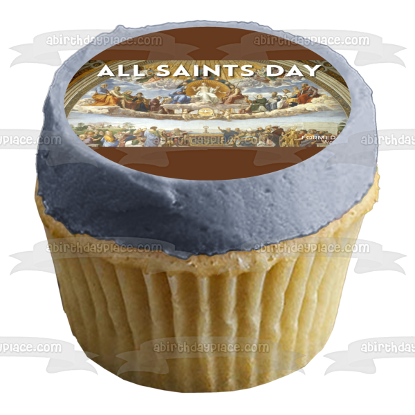 All Saints Day Edible Cake Topper Image ABPID54332