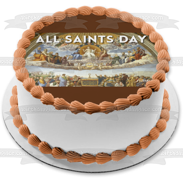 All Saints Day Edible Cake Topper Image ABPID54332