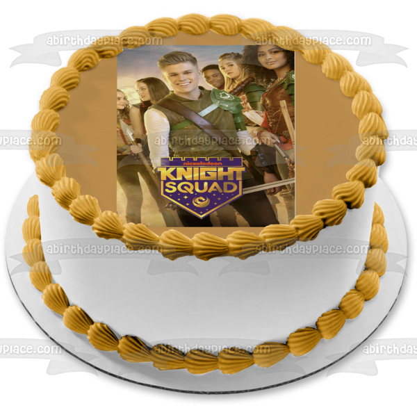 Knight Squad Ciara Arc Sage Buttercup Warwick Prudence Edible Cake Topper Image ABPID54373