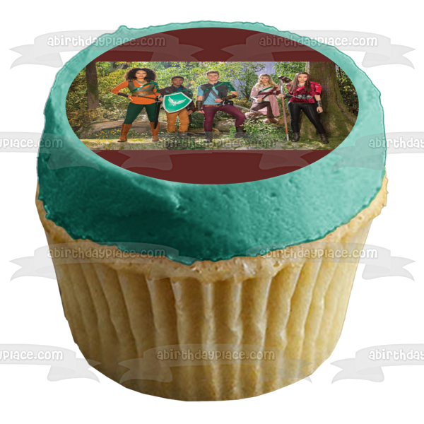 Knight Squad Ciara Arc Sage Buttercup Warwick Prudence Edible Cake Topper Image ABPID54374