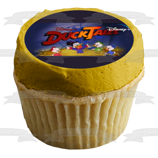 Duck Tales Scrooge McDuck Huey Duey Louie Imagen comestible para decoración de tarta ABPID54379 