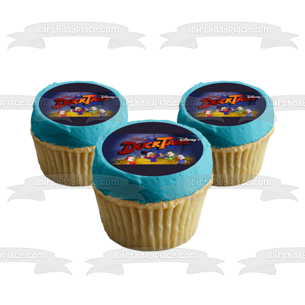 Duck Tales Scrooge McDuck Huey Duey Louie Imagen comestible para decoración de tarta ABPID54379 