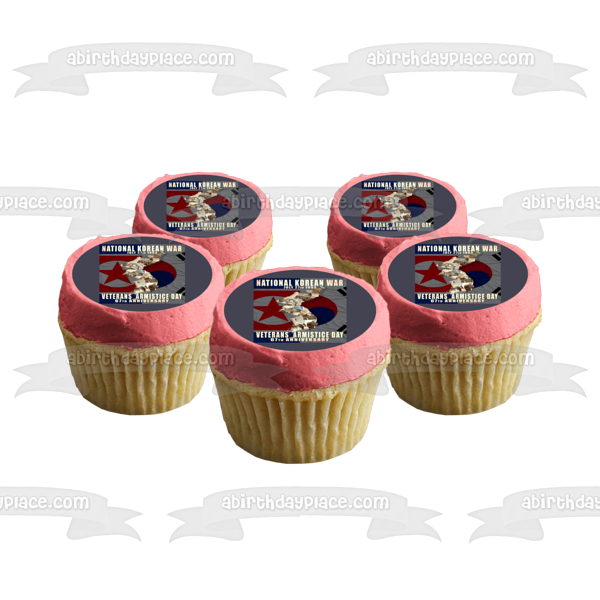 National Korean War Veterans Armistice Day 67th Anniversary Edible Cake Topper Image ABPID54145