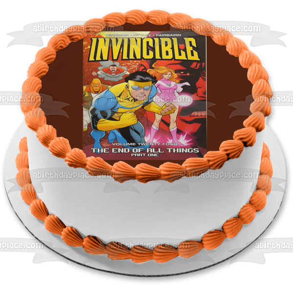 Invincible Omni-Man Samantha Eve Edible Cake Topper Image ABPID54392