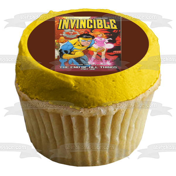 Invincible Omni-Man Samantha Eve Edible Cake Topper Image ABPID54392