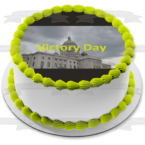 Victory Day Edible Cake Topper Image ABPID54161