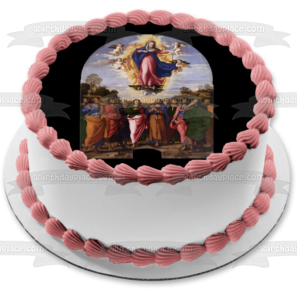 Assumption of Mary Edible Cake Topper Image ABPID54165