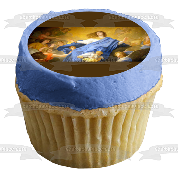 Assumption of Mary Edible Cake Topper Image ABPID54166