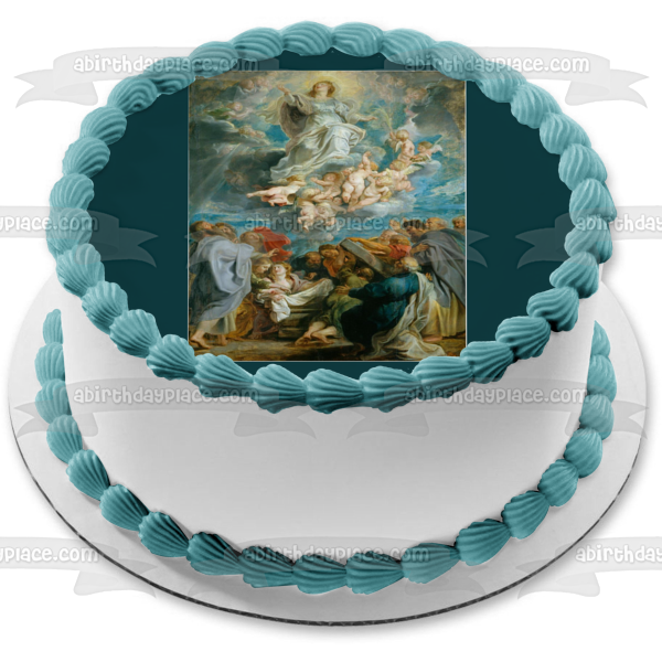 Assumption of Mary Edible Cake Topper Image ABPID54167