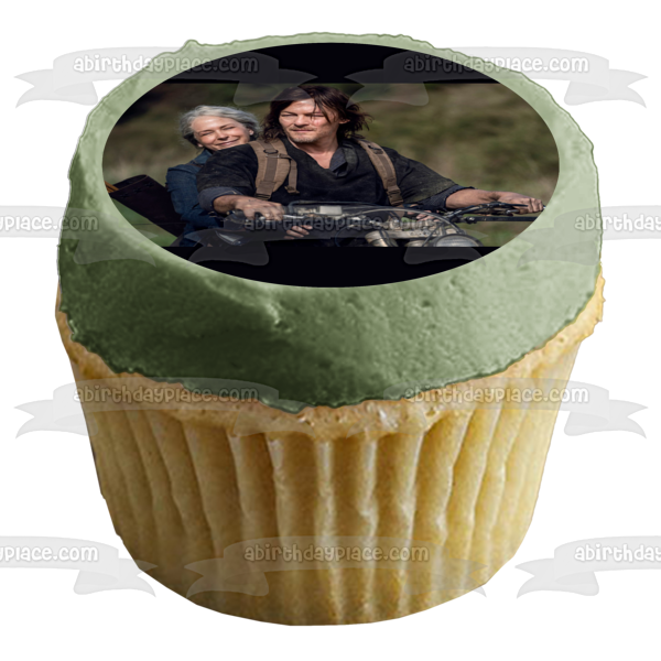 The Walking Dead Carol Daryl Edible Cake Topper Image ABPID54432