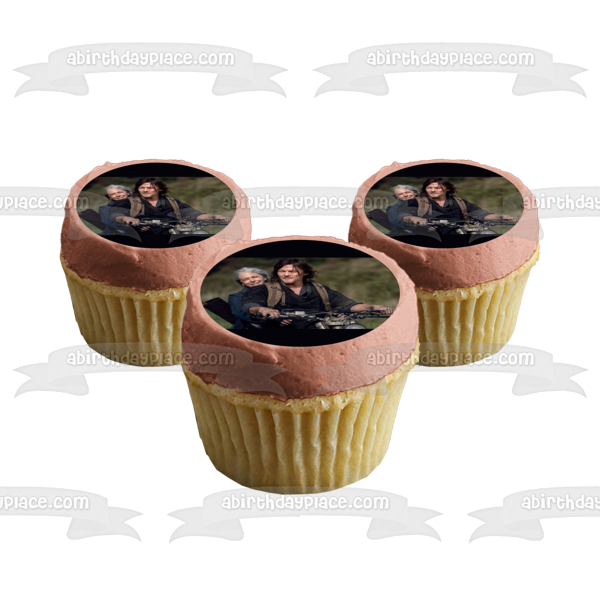 The Walking Dead Carol Daryl Edible Cake Topper Image ABPID54432