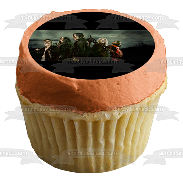 Imagen comestible para decoración de tarta de The Walking Dead Negan Daryl Carol ABPID54436 