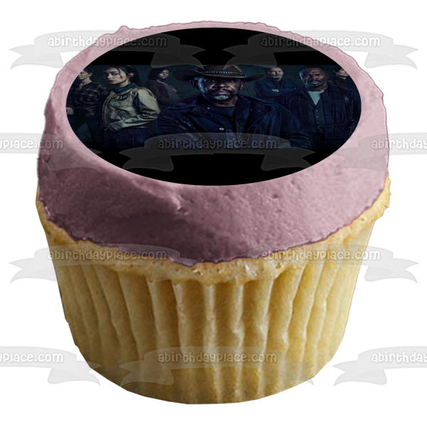 Fear the Walking Dead Morgan Alicia Victor June Al Daniel Edible Cake Topper Image ABPID54455