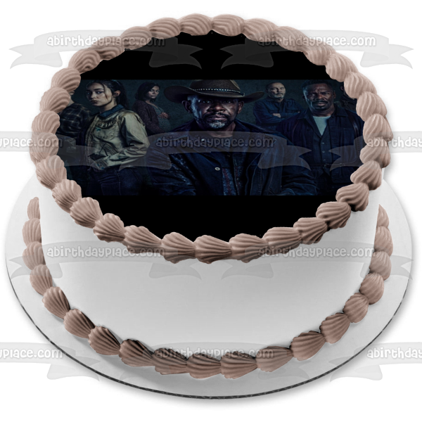 Fear the Walking Dead Morgan Alicia Victor June Al Daniel Edible Cake Topper Image ABPID54455