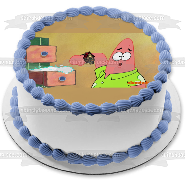 The Patrick Star Show Edible Cake Topper Image ABPID54503