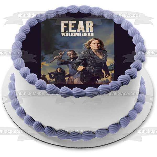 Fear the Walking Dead Morgan Alicia Madison Edible Cake Topper Image ABPID54456