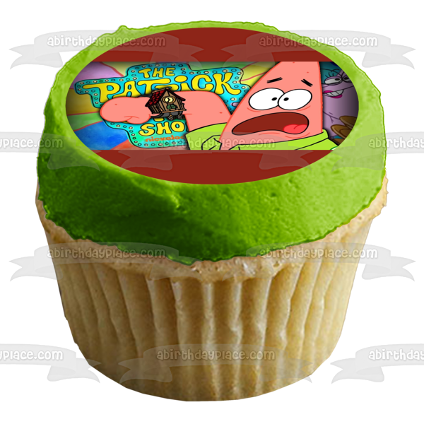 The Patrick Star Show Edible Cake Topper Image ABPID54505