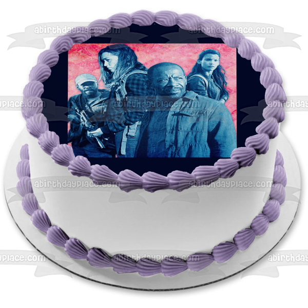 Fear the Walking Dead Morgan Alicia Victor Luciana Imagen comestible para decoración de tarta ABPID54463 