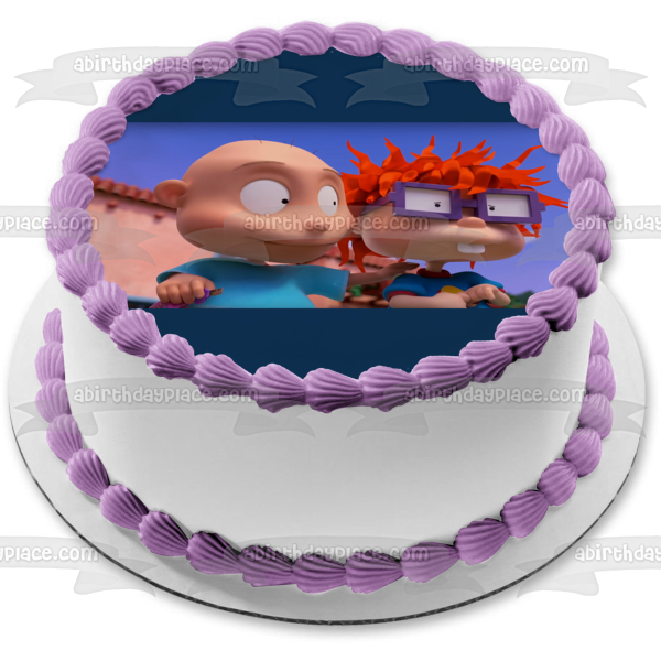 Rugrats Animated Series Chuckie Tommy Edible Cake Topper Image ABPID54531