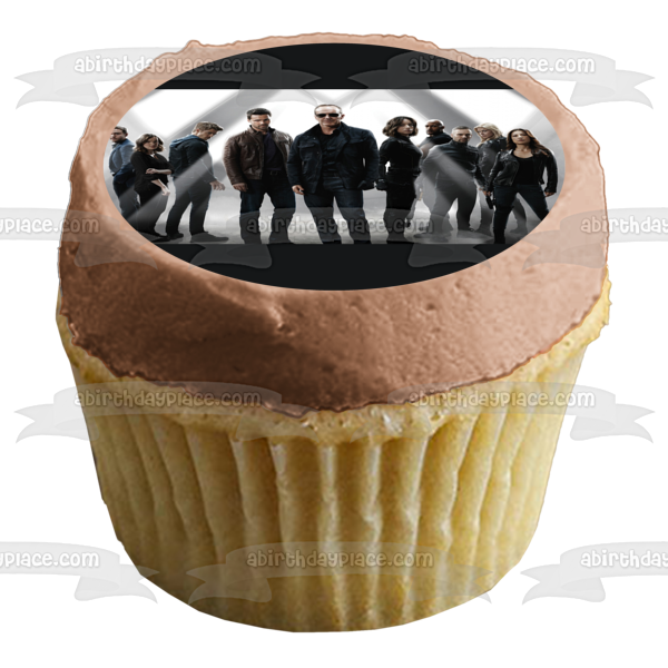 Agents of S.H.I.E.L.D. Daisy Ruby Jemma Melinda Phil Grant Edible Cake Topper Image ABPID54486