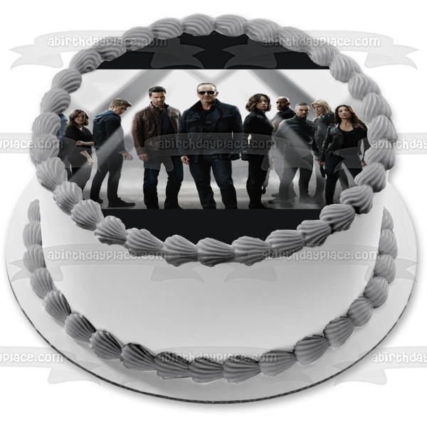 Agents of S.H.I.E.L.D. Daisy Ruby Jemma Melinda Phil Grant Edible Cake Topper Image ABPID54486