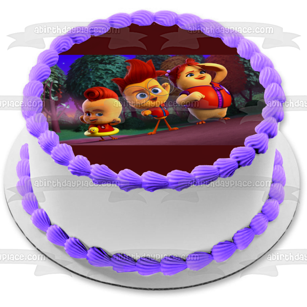 Chicken Squad Little Boo Captain Tully Edible Cake Topper Image ABPID54533