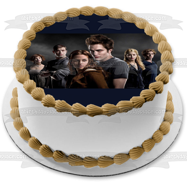 Crepúsculo Bella Edward Alice Emmet Rosalie Jasper Imagen comestible para tarta ABPID54539 