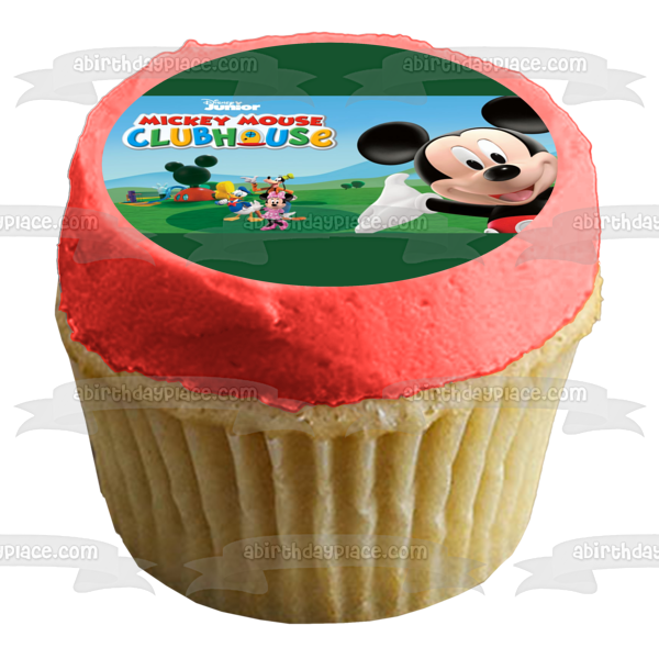 Mickey Mouse Clubhouse Mickey Minnie Mouse Donald Duck Edible Cake Topper Image ABPID54497