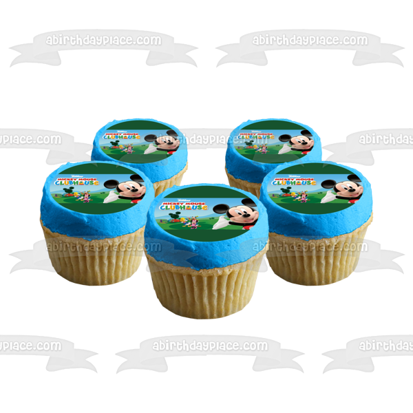 Mickey Mouse Clubhouse Mickey Minnie Mouse Donald Duck Edible Cake Topper Image ABPID54497