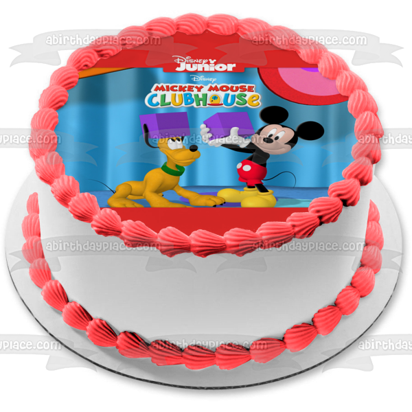 Adorno comestible para tarta de Mickey Mouse Clubhouse Goofy Imagen ABPID54499 